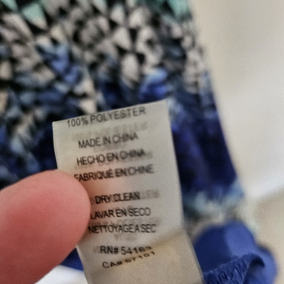 Vince Camuto Blue Gradient Halter Maxi Sundress - Picture 9 of 16